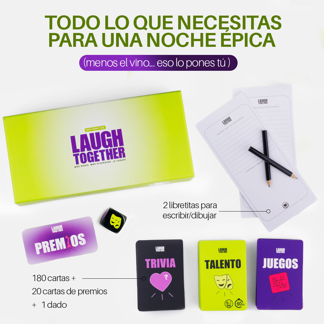 Laugh Together – El Juego para Reír, Competir y Jugar Juntos en Pareja
