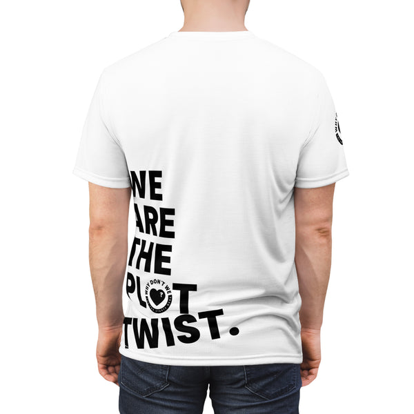 We Are the Plot Twist – Unisex Cut & Sew Tee