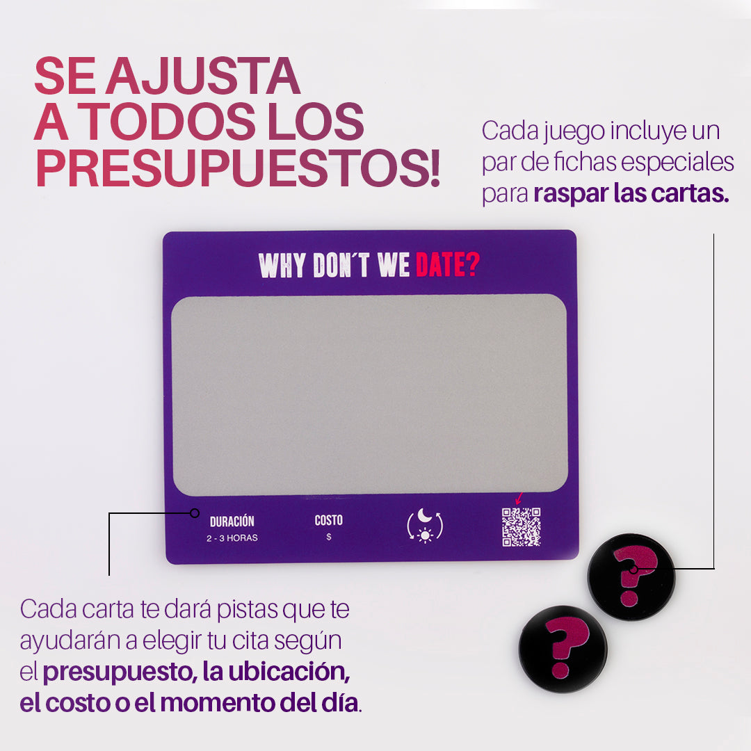 Why Don’t We Date? - Ideas de citas para romper la rutina!