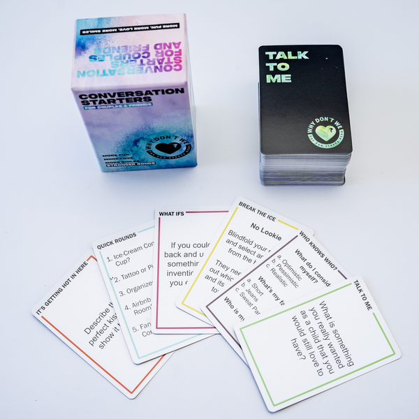 Conversation Starters Cards for Couples & Friends