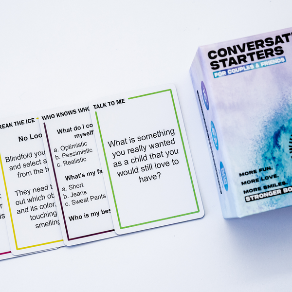 Conversation Starters Cards for Couples & Friends